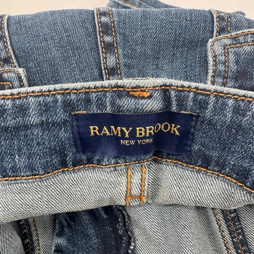 Ramy Brook Arizona High Rise Slim Leg Crop Jeans Size 29 NWT Medium Wash Slim